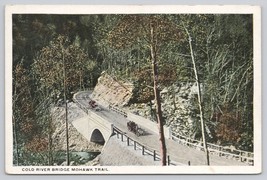 Postcard Cold River Bridge Mohawk Trail Berkshire Hills Massachusetts - £3.56 GBP