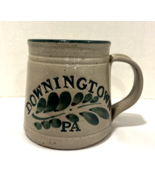 Vintage Signed Downingtown, PA  Mug Salt Glazed Stoneware  Pottery - $34.23 CAD