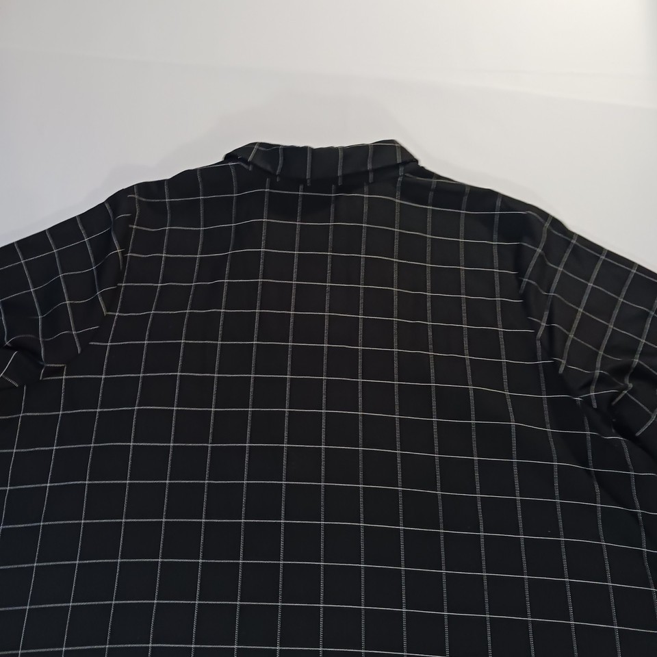 Linea Louis Dell'Olio Women's 26W Black Check Embroidery 3/4 Sleeve Blouse Shirt Item image 15