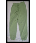 H&amp;M Ladies Small Light Green Sweat Pants Drawstring Waist - $185.64 MXN