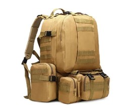 55-70L  Backpack Men  Backpack 4 in 1 Molle  Bag Waterproof Outdoor Hi Camping T - £107.78 GBP