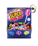 4x Boxes Charms Assorted Super Blow Pop Lollipops Candy |... - £139.35 GBP