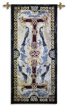 25x53 CELTIC DESIGN II Spirit Animals Irish Ireland Decor Tapestry Wall Hanging  - £81.40 GBP