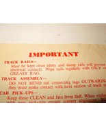 VINTAGE SCALEXTRIC INSTRUCTION SHEET - - FAIR- M50 - $2.80