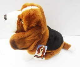 Basset Hound 12&quot; toy dog  gift wrapped or not with personalised tag or not - $40.00+