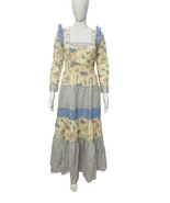 LoveShackFancy Women&#39;s Floral Printed Lyna Tiered Cotton Gown Maxi Dress... - £85.78 GBP