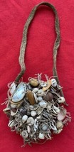 Dani Headhunter Sacred Shaman Medicine Bilum Bag With Dozens Of Adornments - $200.00