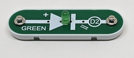 Snap Circuits Elenco D2 Green Light Emitting Diode Replacement Part Snap... - $12.37