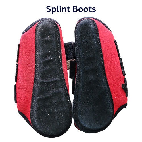 Splint boots red