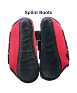 Splint Boots Red Horse size Medium USED - £4.78 GBP
