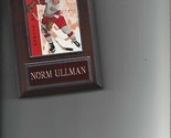 NORM ULLMAN PLAQUE DETROIT RED WINGS HOCKEY NHL   C - $0.98