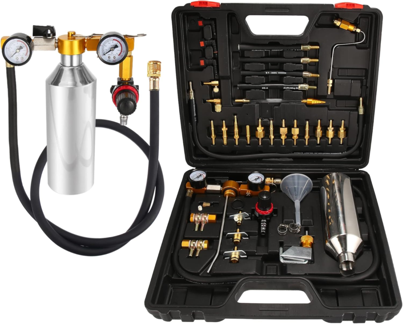 Automotive Non Dismantle Fuel Injector Cleaner Cleaning Tool Kit & Tester Fuel S