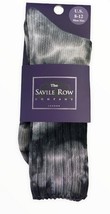 The Savile Row Trouser Socks Mens U.S. Shoe Size 8-12 Black Tye Dye Cott... - $24.38
