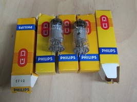 2x EF40 PHILIPS Miniwatt audio tubes - $35.18