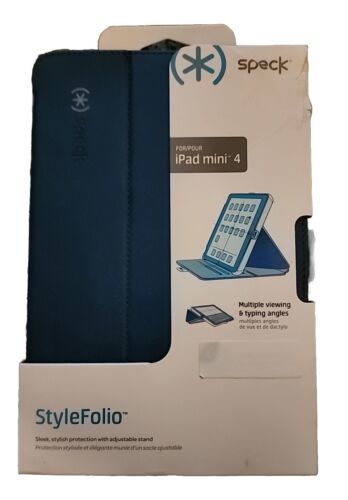 SPECK StyleFolio for iPad mini 4 Protective Case Blue Multiple Viewing Angles - $9.61