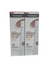 (2) Neutrogena Mineral UV Tinted Sunscreen Face Liquid Deep, Neutral SPF 30 - £14.14 GBP