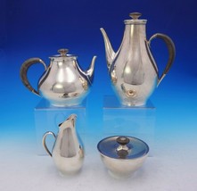 Directional by Gorham Sterling Silver Tea Set 4pc #1301 (#3677) Modernism - €2.468,71 EUR