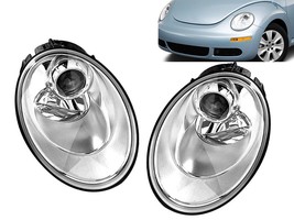 Fits Vw Volkswagen Beetle 2006 2007 2008 2009 2010 Headlight Halogen Pair - £220.79 GBP