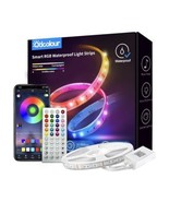 Odcolour Smart RGB Waterproof LED Flexible Strip light 12V 50’ With Mult... - $19.79