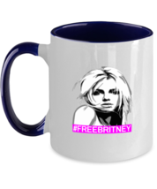 Britney Mugs Free Britney Silhouette Navy-2T-Mug  - £14.57 GBP