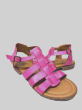 MIZ MOOZ WOMEN&#39;S ANKLE CLOSURE  SANDALS  HOT PINK 37EU / 7US  # A-15 - $39.95
