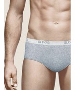 2 Men&#39;s Basic Midi Slip With External Elastic In Stretch Cotton By Sloggi - €21,24 EUR+
