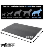 Ruff Cushioned Dog Crate Mat, Black - For XL Sized Dogs - 47.6&quot; X 29&quot; - £35.54 GBP