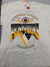 VINTAGE Deadstock 1994 Pittsburgh Penguins Northeast Champs T-Shirt XL NWT - $49.49