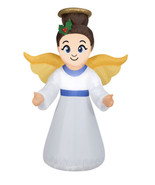 Holiday Time 3.5ft Angel Airblown Inflatable Lighted Christmas Yard Decor - $64.12 CAD