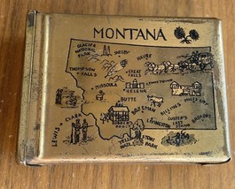 Montana State Cigarette Case Vintage - £23.59 GBP