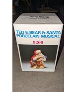 Christmas Music Box Ted E. Bear The Bear Who Slept Through 1983 Limited ... - $37.61