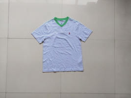 Polo Ralph Lauren Boys Striped V Neck T Shirt Worldwide Shipping - £11.61 GBP