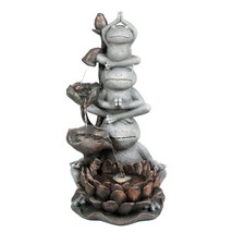 Jeco FCL194 31 in. Yoga Frogs Fountain with LED Light - £188.47 GBP