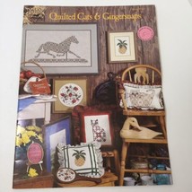 Quilted Cats &amp; Gingersnaps Cross Stitch Pattern Book Jean Farish - $9.88