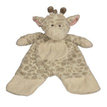 Baby Ganz Plush Lovey Jamie Giraffe Flat-A-Pat Security Blanket Tan Whit... - £11.50 GBP
