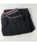 Scrub HeartSoul Petite Low Rise Drawstring Pant 20110P Black Pocket Stre... - £31.14 GBP