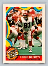 Eddie Brown #6 1989 Topps Cincinnati Bengals 1000 Yard Club - $1.99