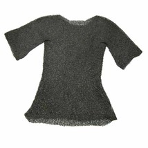 Medieval ChainMail Shirt Flat Riveted With Flat Washer Haubergeon SHIRT HALLOWEE - £141.87 GBP