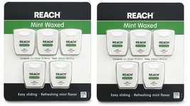 Johnson &amp; Johnson Reach Mint Waxed Dental Floss, 5 Count 2 Pack - £21.83 GBP