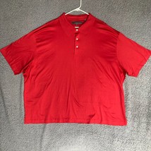 Tricots St Raphael Polo Shirt Adult 5X 5XL Red Cotton Preppy Casual Outdoor - $34.18