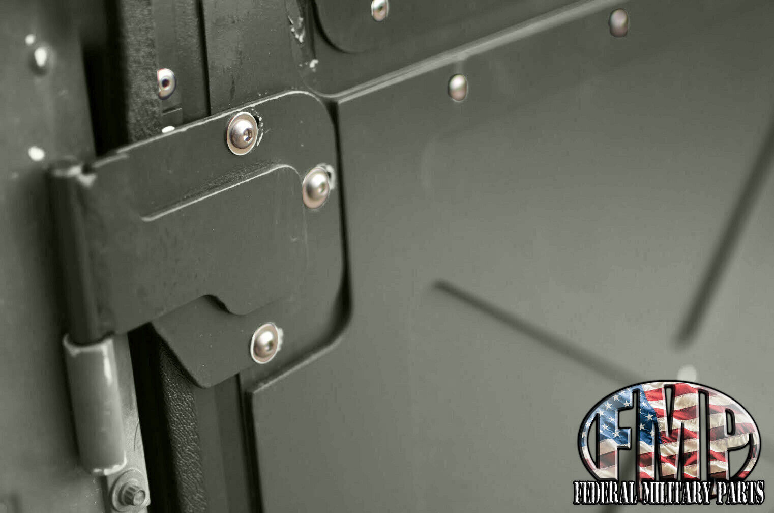 Primary image for X-door Hinge Passenger Side - 2nd Gen - Male Grn + Hardware fits HUMVEE M998