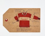 Vintage 1986 Coca-Cola Clothes Rugby Shirt Tag for Murjani Cardboard Hanger - $22.76