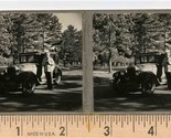 1930&#39;s Salt Lake City Street Scene with Man and Car Original Stereoview  - $34.65