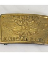 Purdue University Belt Buckle Vintage Early 1900s 3&quot; x 1.75&quot; Metal  - £17.22 GBP