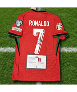 Cristiano Ronaldo Printed Signed Portugal 24/25 Home Shirt Jersey – COA - $112.69