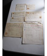 1869 Bank Checks and Receipts/Bill of sale, E. Myers &amp; Co. Cincinnati, O... - $849.58 MXN