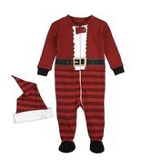 NWT Petit Lem Baby 9 Months Christmas Sleeper Pajama &amp; Hat Set - $15.79