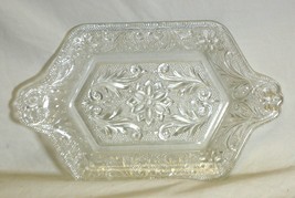 Sandwich Clear Sugar Creamer Glass Tray Anchor Hocking - $16.82