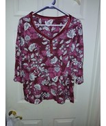 White Stag Top Floral 1x - $280.80 MXN
