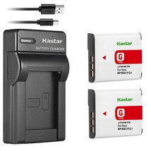 Kastar Battery X2 + Slim USB Charger for Sony NP-BG1 NP-FG1 Battery Sony Cybersh - £22.42 GBP